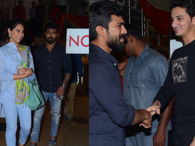 Ram Charan and Upasana Watches Dhruva